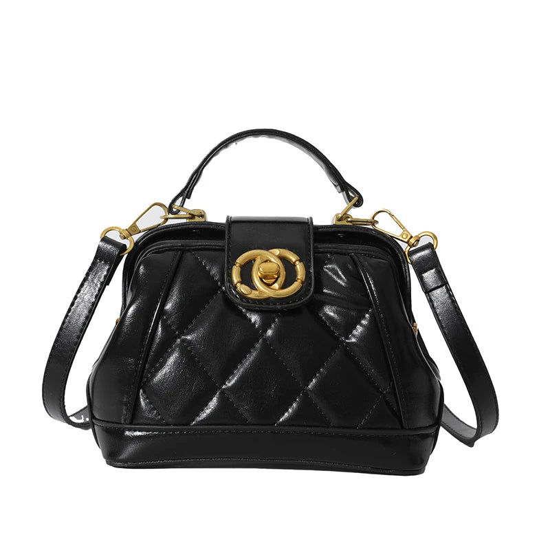 Elegant Ladies Tote Bag Luxury Leather Designer Crossbody Shoulder Handbags Women's Stylish Durable Casual Fashion Purse Good Vibrations