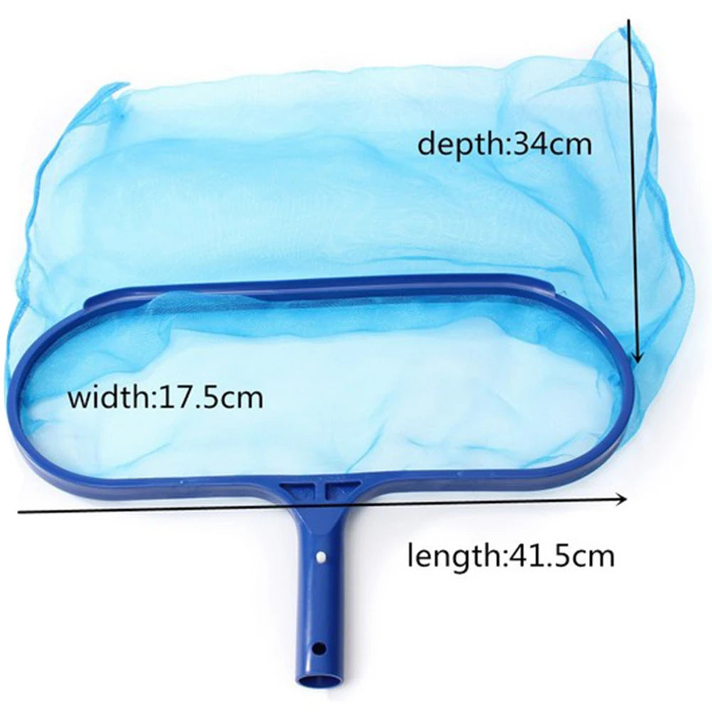 Swimming Pool Cleaning Net Professional Leaf Rake Deep Bag Large Capacity Thickened Frame Pool Leaf Skimmer Net Pool Clean Tool Good Vibrations