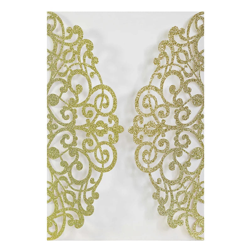 10Pcs Wedding Invitations Cards Tags Vintage Wedding Bridal Shower Engagement Sweet Birthday Gift Greeting Card Party Supplies Good Vibrations