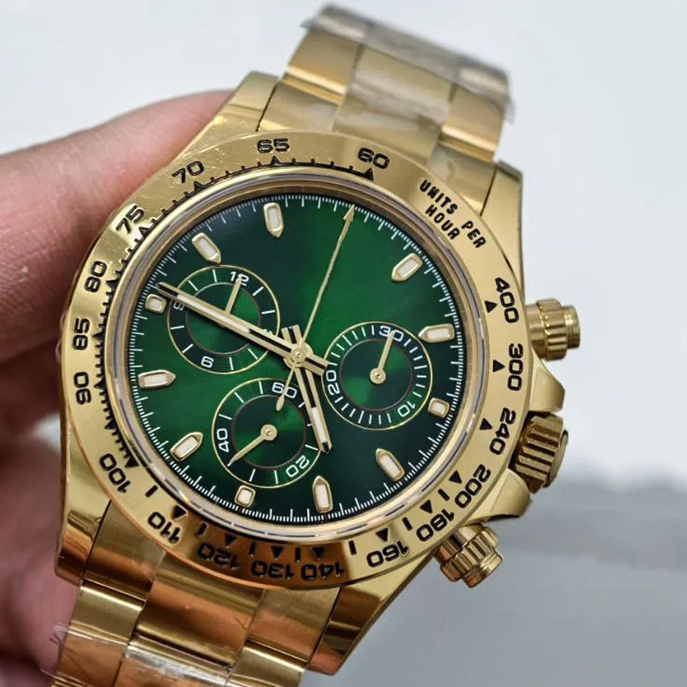 Men's Fine Watches Matched with Imported Mechanical Movements and Gift Boxes Good Vibrations