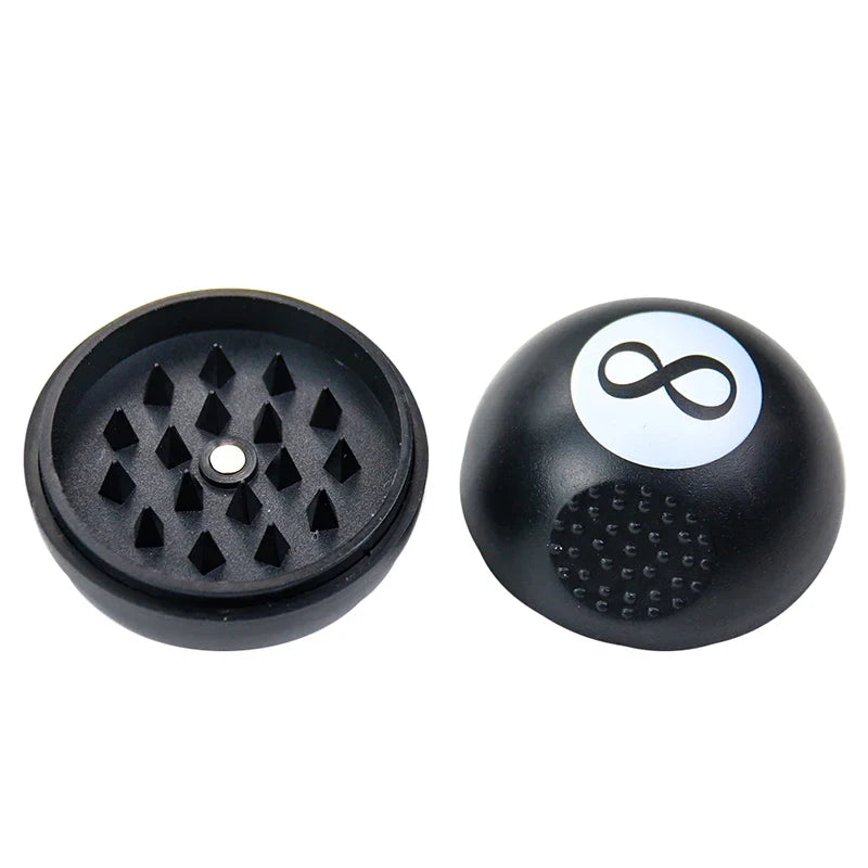 Black 8 Tobacco Grinder with manual herb cutter and smoke grass crusher.