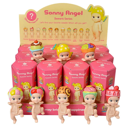 Sonny Angel Animal Blind Box 20th Anniversary Harvest Series Fruit Angel Anime Figures Dolls Toy For Children's Christmas Gift Good Vibrations