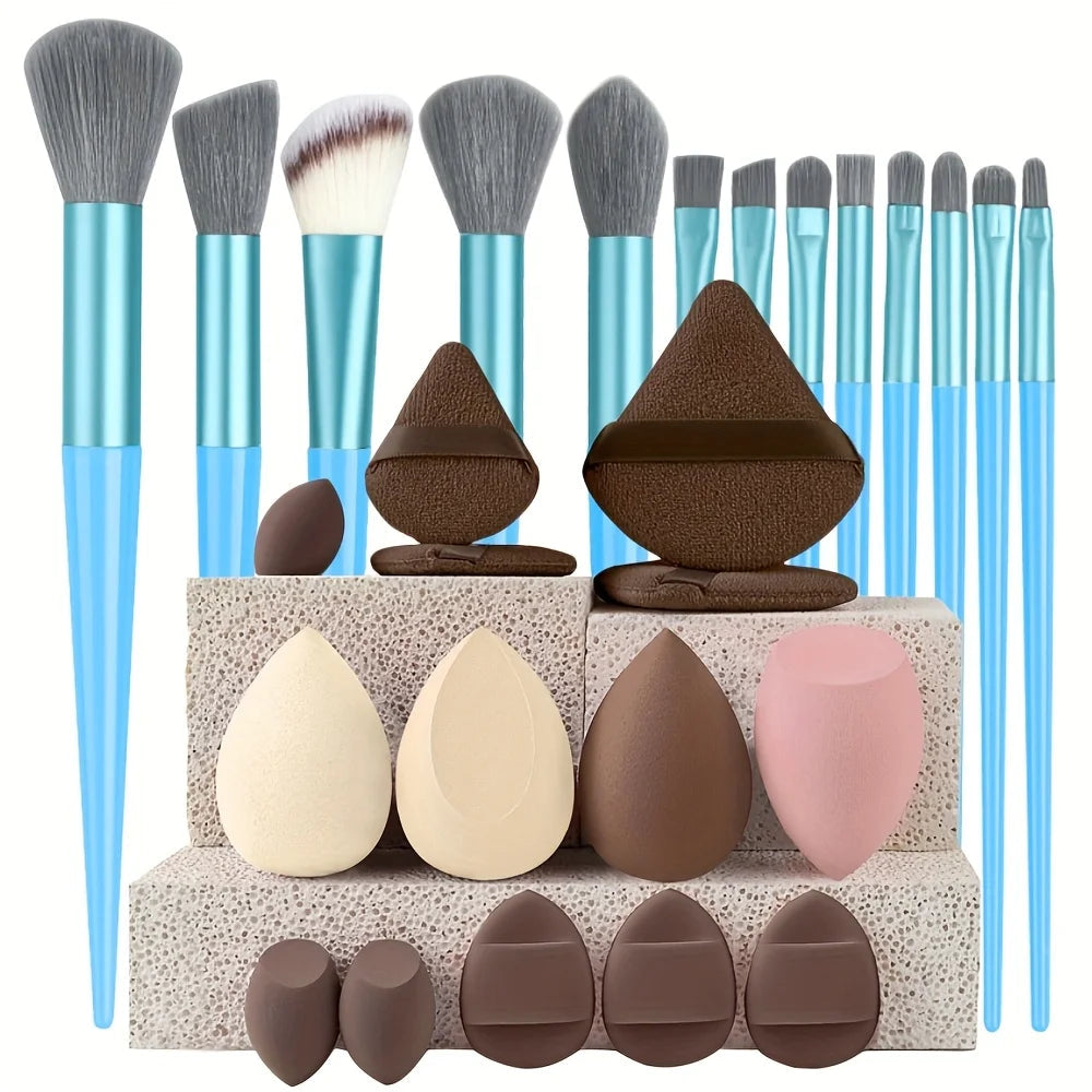 Makeup Brushes 8-29Pcs Makeup Kit Professional Women Cosmetic Soft Powder Brush Eyeshadow Foundation Full Set Travel Beauty Tool Good Vibrations