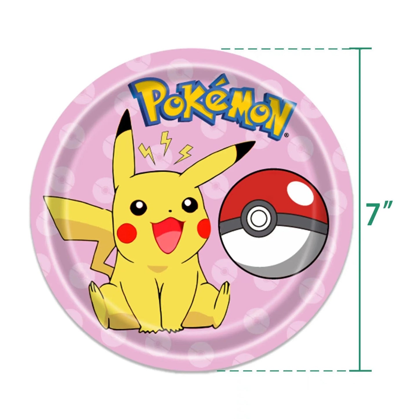 Pokemon Birthday Party Disposable Party Plates Pikachu Theme Tablecloth Character Balloon Birthday Decoration Baby Shower Suppli Good Vibrations