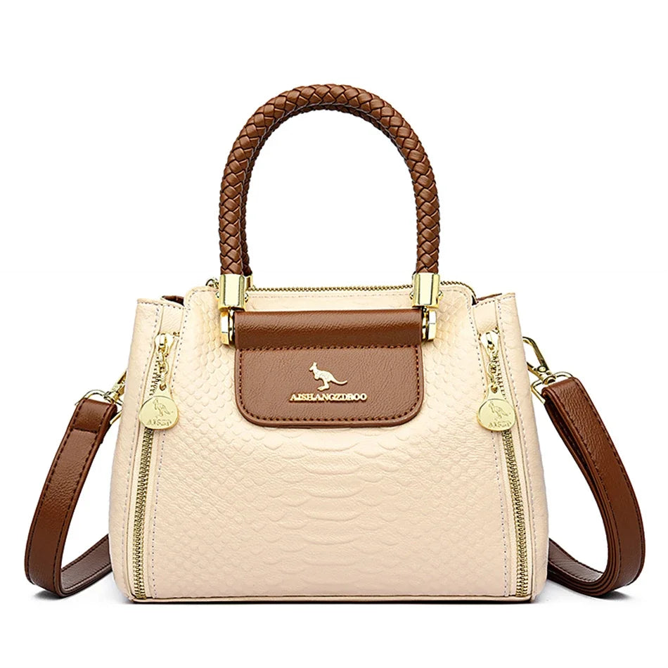 Fashion Crossbody Bags for Women Designer Ladies Purses and Handbags High-quality Soft Leather Women Shoulder Messenger Bags Sac Good Vibrations