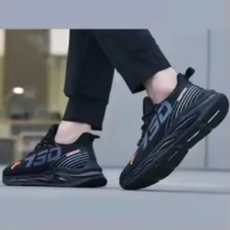 2025 Men's Sports and Leisure Shoes Training Tennis Shoes Casual Casual Shoes Fashionable and Versatile Sports Shoes Breathable Good Vibrations