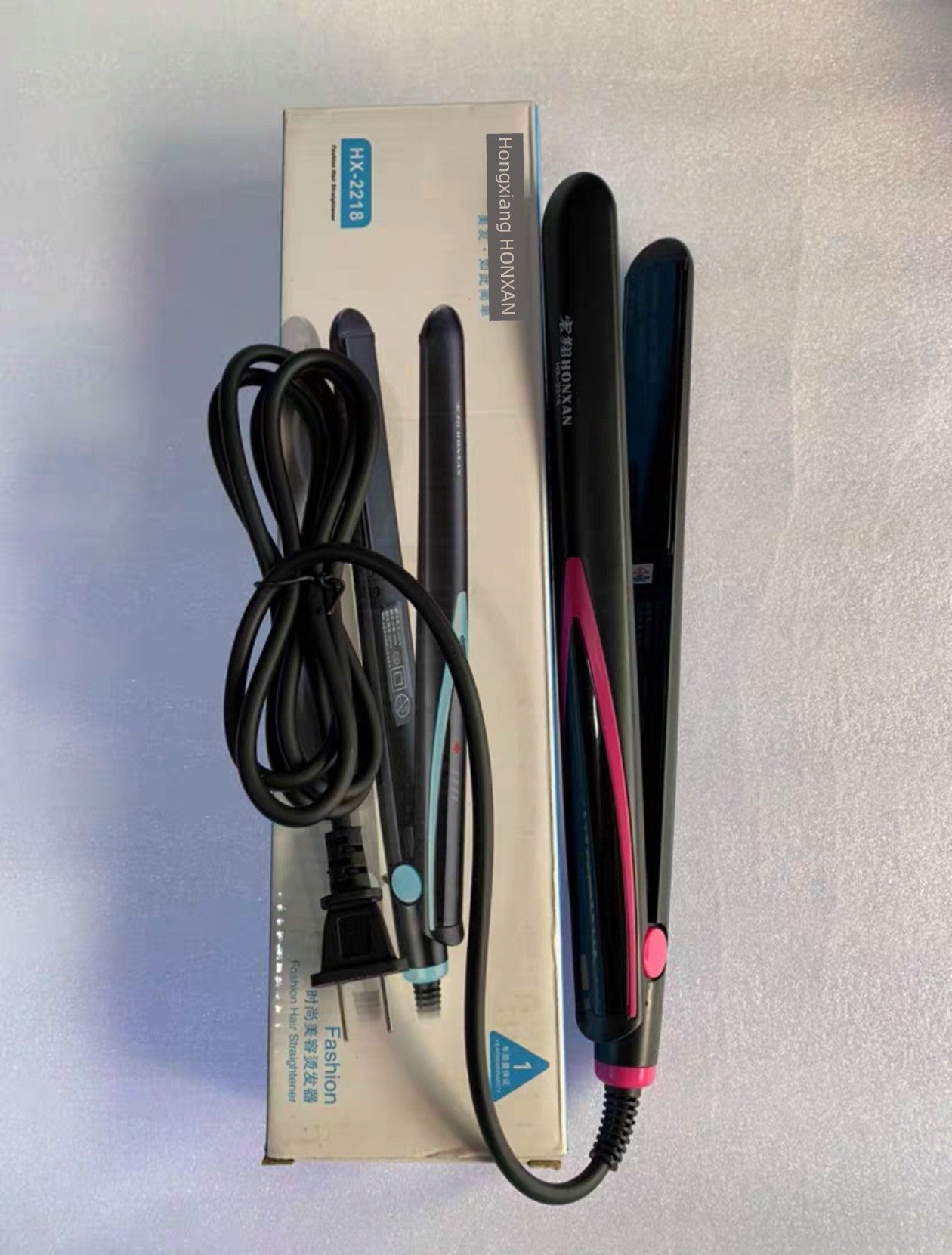 YATENG Ceramic Electric Hair Straightener Corn Stigma Wave Plate Hair Straightener Hair Curler Hair Curler and Straightener Dual-Use Inner Buckle Straightening Does Not Hurt Hair Good Vibrations