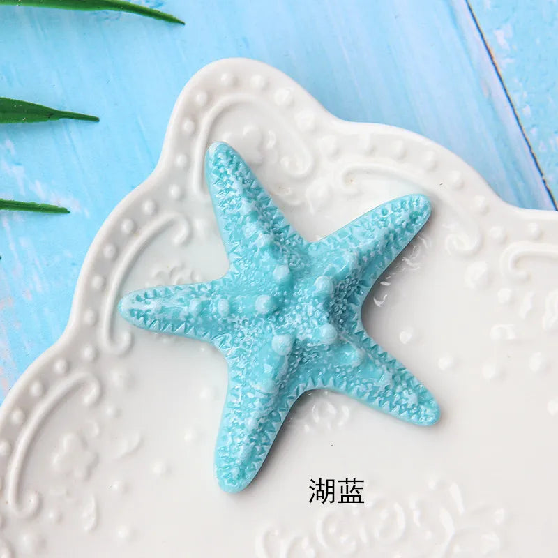 Mermaid Theme Cake Toppers Shell Starfish Fish Tail Children Girl Birthday Wedding Baby Shower Party Cake Decorations Supplies Good Vibrations