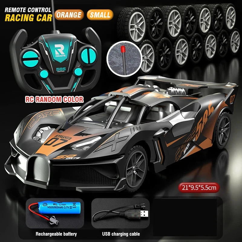 Rc Car 4Ch High-Speed Remote Control Drift Racing Car Electric Sportscar Toy Vehicle Model Toys for Boys Kids Birthday Gift Good Vibrations