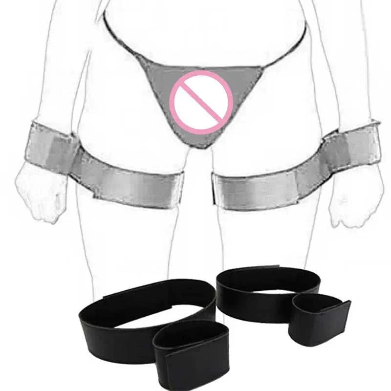 Sex Toys For Couples Flirting Adjustable Erotic Handcuffs Neck Ankle Bondage Harness Open BDSM Adult Games Restraints Chastity GOOD Vibrations