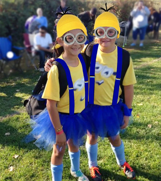 5 PCS Halloween Costume for Kids Girls,Goggles/Beanie/Tutu Skirt/Suspenders/Gloves Halloween Christmas Costume Accessories Good Vibrations