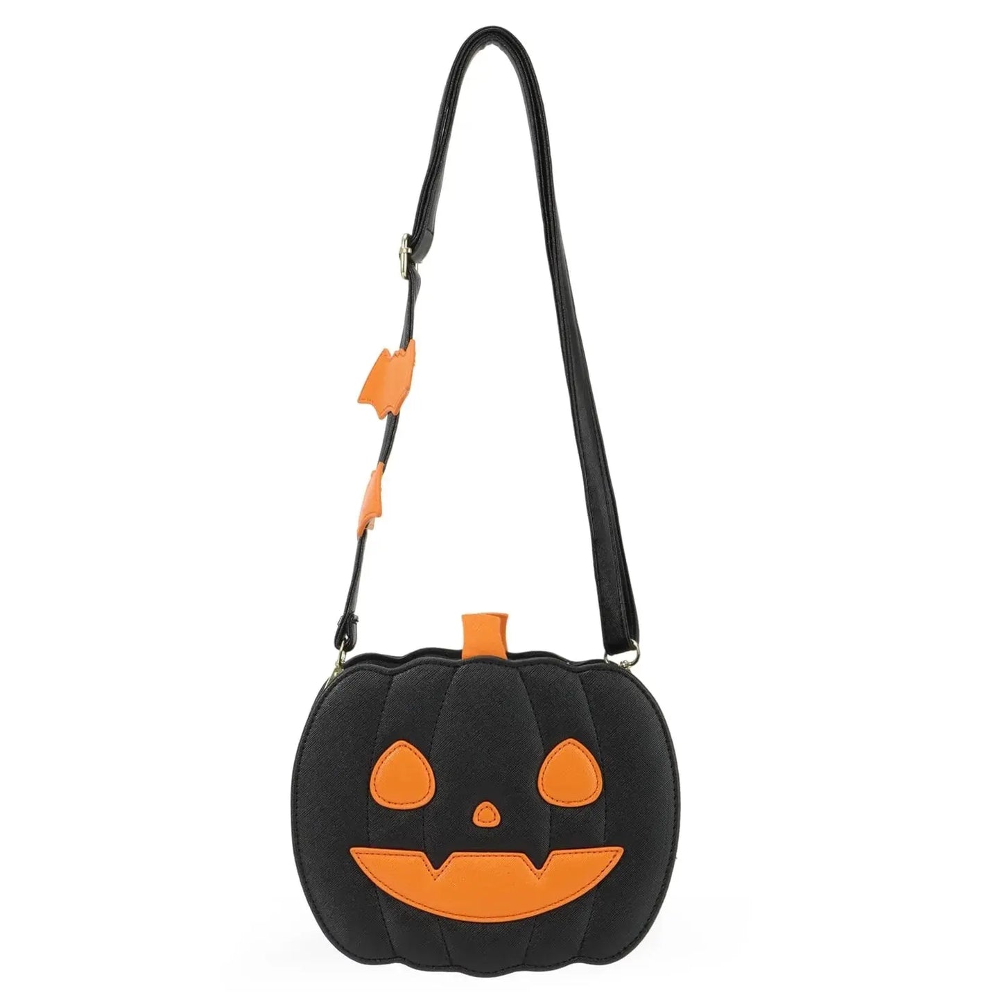 Enchanting Halloween Pumpkin Bag Devilish Style With Ghost Skull Accent Fashion Purse For Women & Girls Good Vibrations