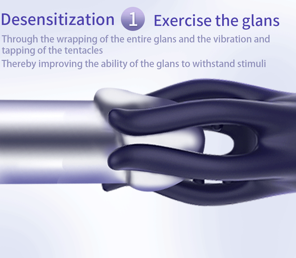 Glans Trainer Penis Delay Trainer G Spot Masturbator Soft Fingertip Prolong Endurance Massage Vibrator Erotic Toys Masturbator