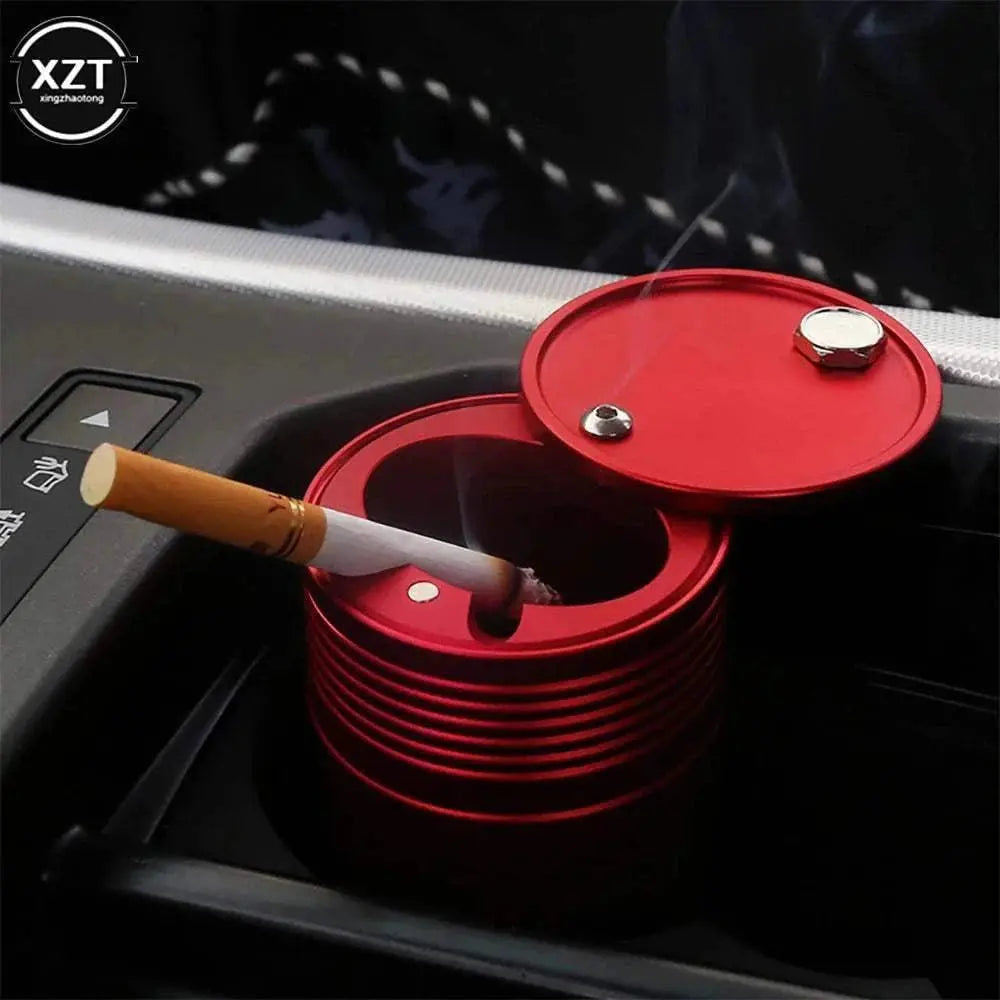 High Quality Aluminum Alloy Temperature Car Ashtray Portable Car Ashtray Home Office Good Vibrations Adult Super Store