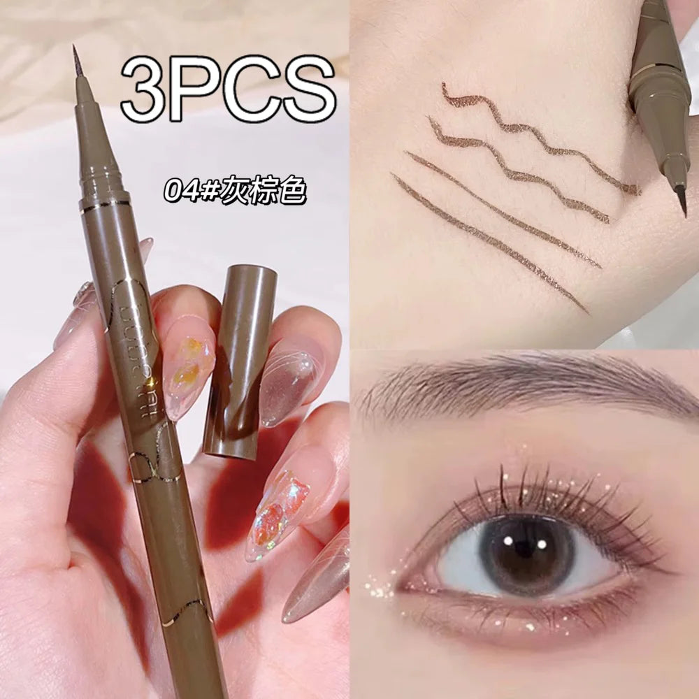 Slim eyeliner is waterproof, sweat-proof, long-lasting and non-smudged. Newbie brown eyeliner liquid pen Good Vibrations