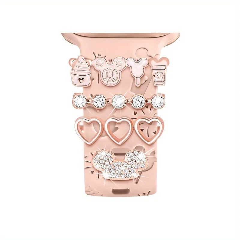 Adorable Cartoon-Themed Watch Strap Charms & Decorative Buckles for a Stylish Wristwear Upgrad Good Vibrations