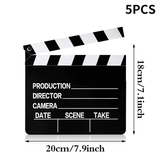 Party Holiday Party Movie Clapboard Movie Card Clapperboard Movie Party Props Game Party Good Vibrations