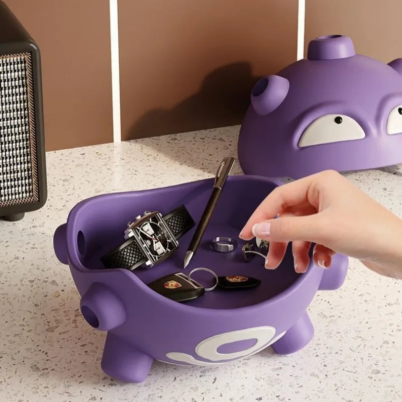 Cartoon Pokemon Weezing Mosquito Coil Tray Anime Indoor Incense Holders Bedroom Figures Desktop Car Decoration Storage Toys Gift Good Vibrations Adult Super Store