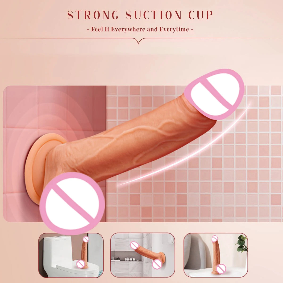 Huge Realistic Silicone Remote Control Dildo Thrusting Vibrating Female Sex Toys Penetration G Spot Clit Vagina Orgasm Massager GOOD Vibrations
