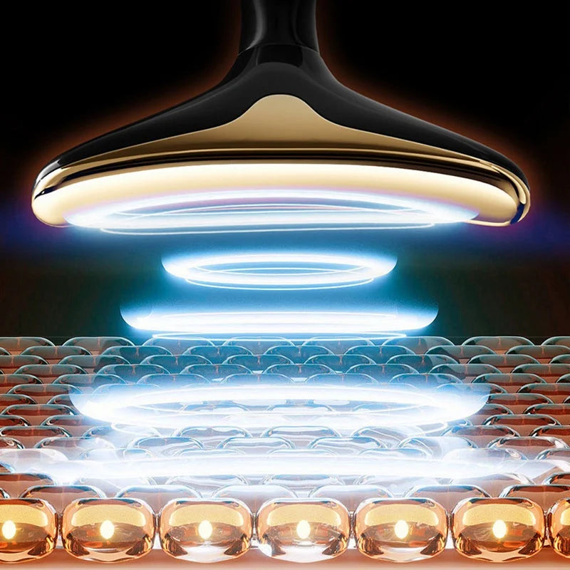 Face Massager 3 In 1 Neck Facial Eye Massage Introducer Microcurrent Skin Rejuvenation Anti Aging Beauty Device Beauty Tools Good Vibrations Adult Super Store