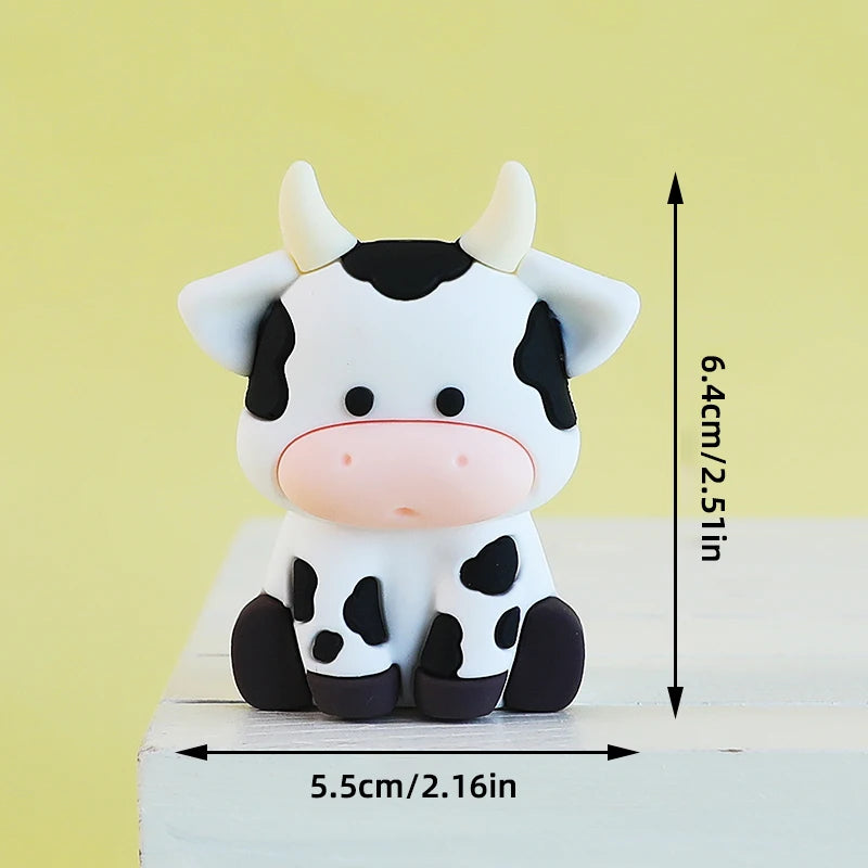 Farm Series Cake Topper Lambs Ponies Piglets Chickens Ducks Haystacks for Children's One Year Old Birthday Party Cake Decoration Good Vibrations