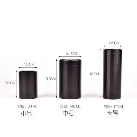 New Airtight Smell Proof Container Quality Stainless Steel Mini Tea Cans Herb Stash Jar Tea Coffee Storage Box Tea Caddies Box Good Vibrations Adult Super Store