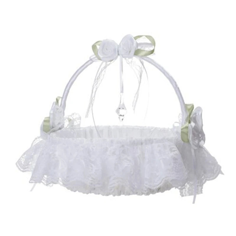 Flower Girl Basket Set Flowers Romantic Design Wedding Flower Baskets Good Vibrations