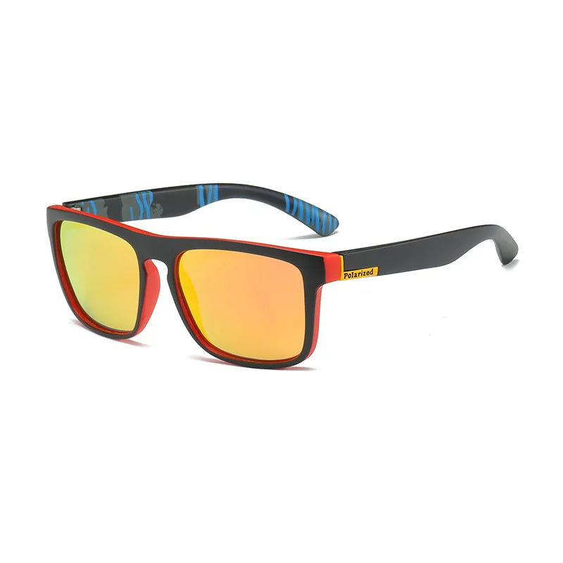 Fashion Square Vintage Polarized Sunglasses Men Women Retro Driving Fishing Luxury Brand Designer Sun Glasses UV400 Eyewear Очки Good Vibrations