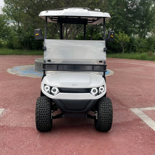 Factory ODM high-end 4-seater electric golf cart, amusement park reception vehicle, electric stroller, beach buggy Good Vibrations
