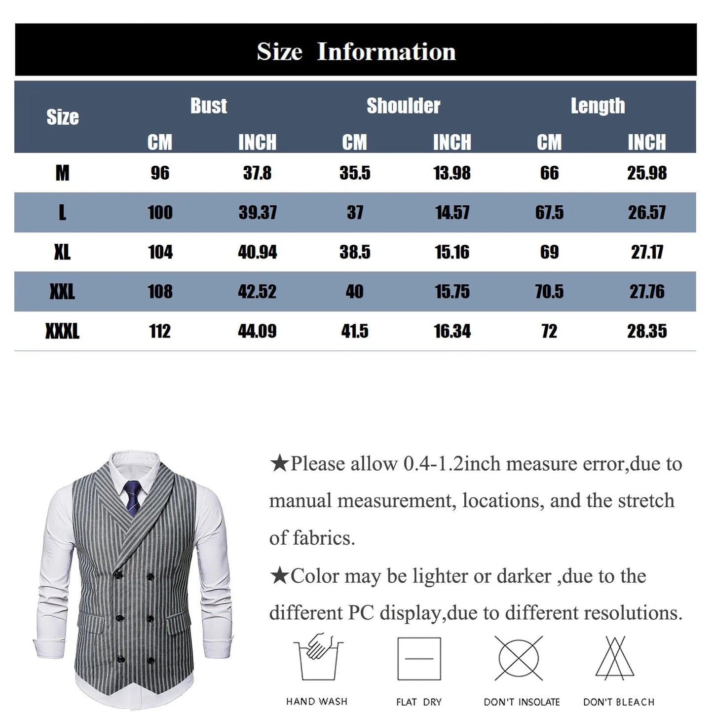 2025 Men's Spring Casual Single Button Suit Vest V Neck New Style  British Men's Suit Vest Waistcoat Formal Business Suit Vest Good Vibrations