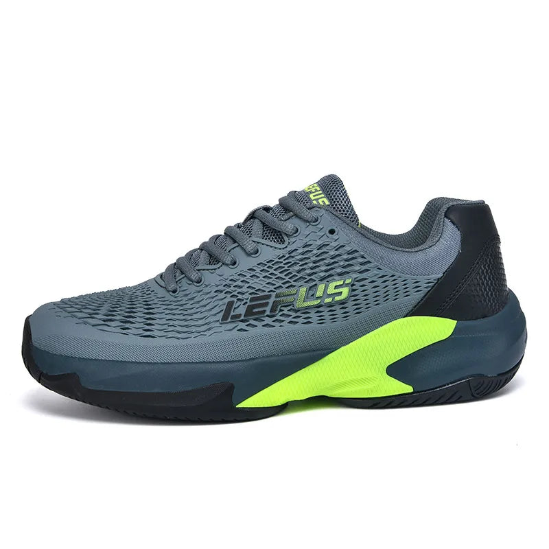 2025 New Men Tennis Sneakers Breathable Tennis Training Shoes Comfortable Unisex Tennis Footwear Wear-Resisting Low Top Sneakers Good Vibrations