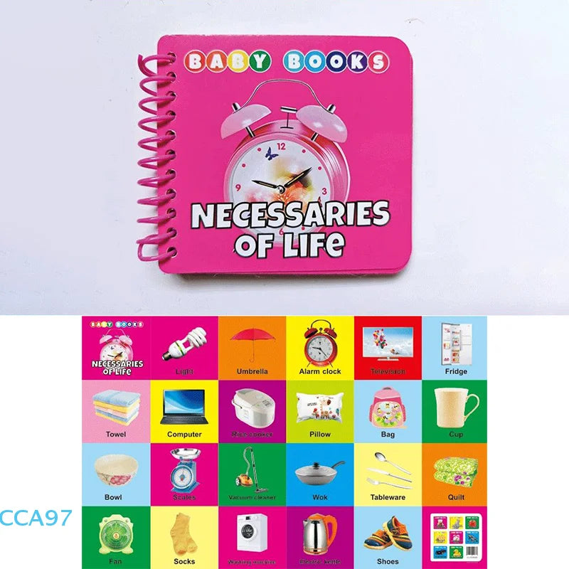 0-2 Years English Children Learning Cognitive Books Children's Enlightenment Books Children's Early Education Books Gifts Good Vibrations