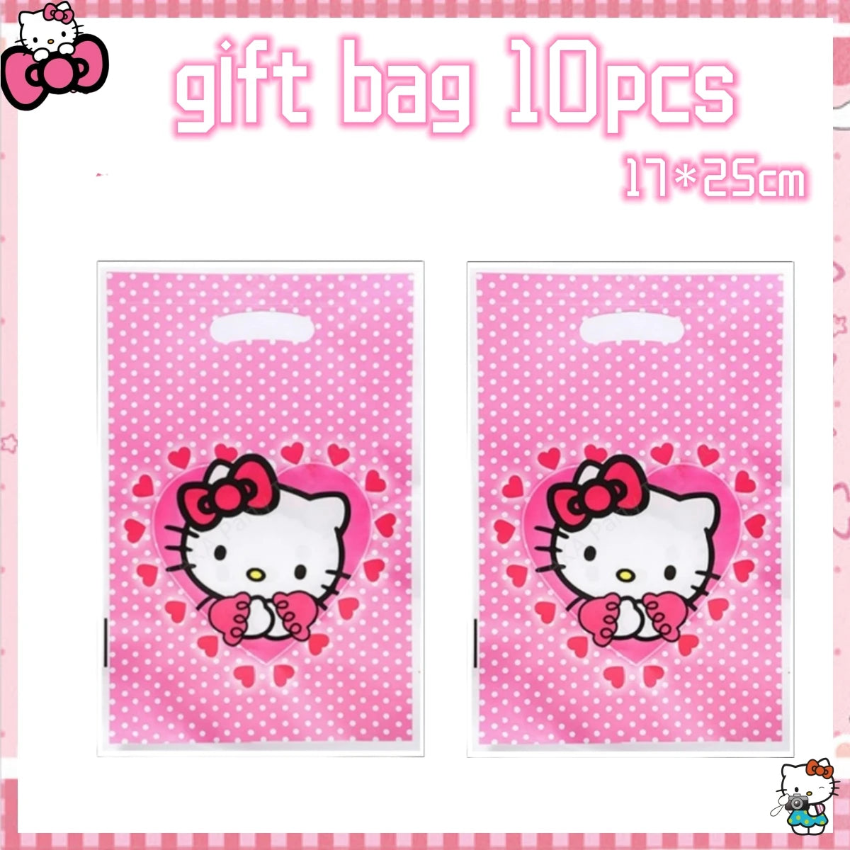 Hello Kitty Birthday Party Decoration Disposable Tableware Cup Plate Tablecloth Balloons Baby Shower Girls Party favors Supplies Good Vibrations