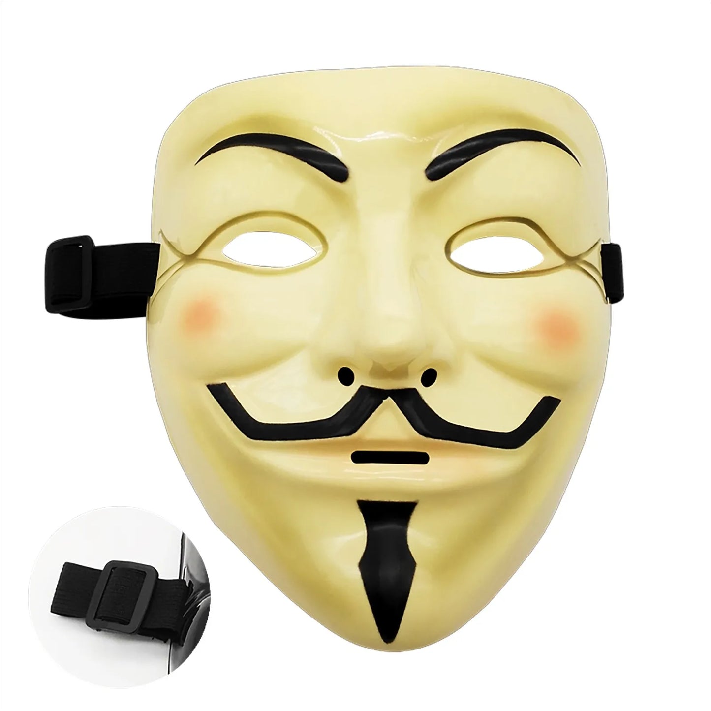 Halloween Masks Hacker Mask Black White V For Vendetta Hackers Cos Mask Halloween Cosplay Party Diy Masks Children Toys Masks Good Vibrations