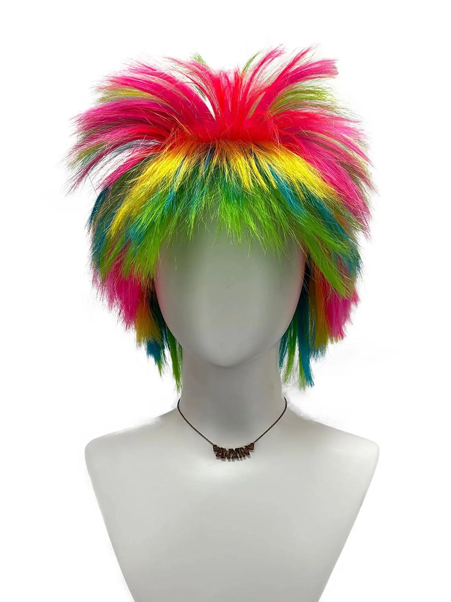 Trick colorful dress up wig explosion head hedgehog-inspired style head modeling wigs for costume party Halloween cosplay gifts Good Vibrations