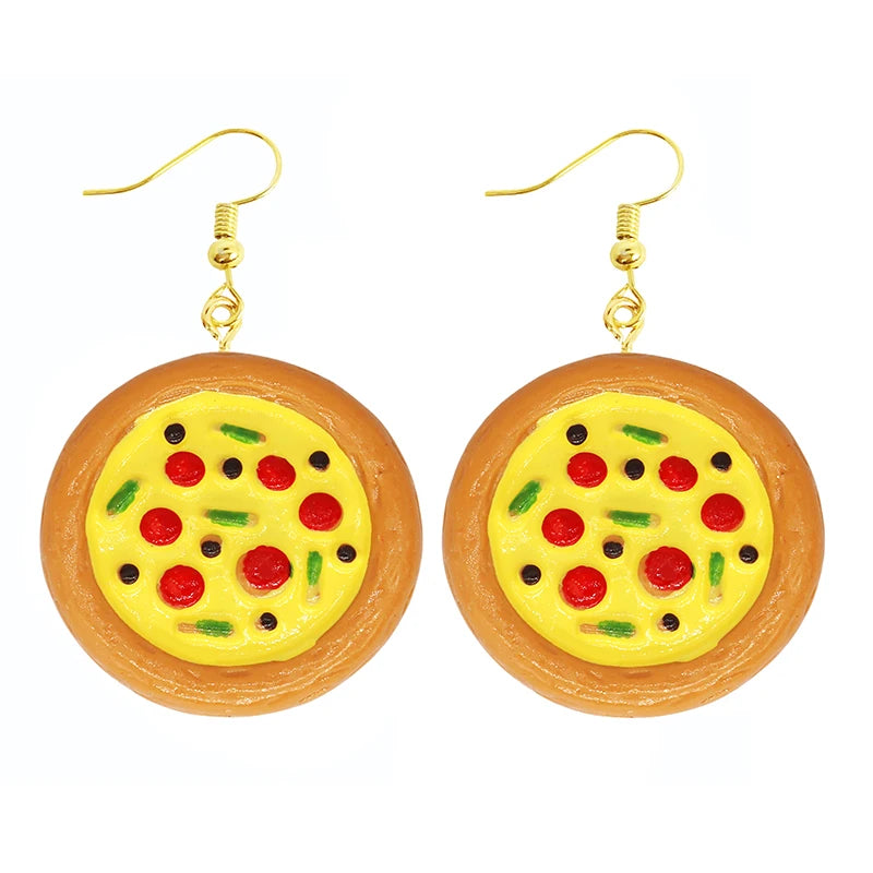 Earrings For Women Girls Cute Foods Hamburg Pizza Chicken Leg Candy Bottle Handmade Candy Kids Funny Resin Good Vibrations Adult Super Store