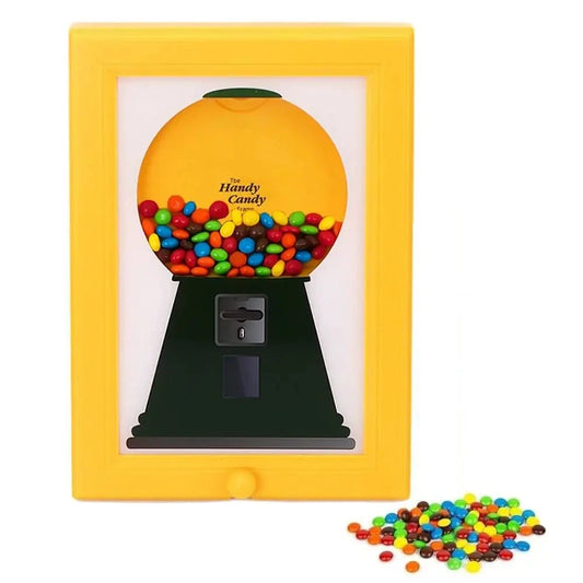 Creative Candy Dispenser Picture Frame Dust-proof Moisture-proof Hanging Handy Candy Frame Rotating Funny Good Vibrations