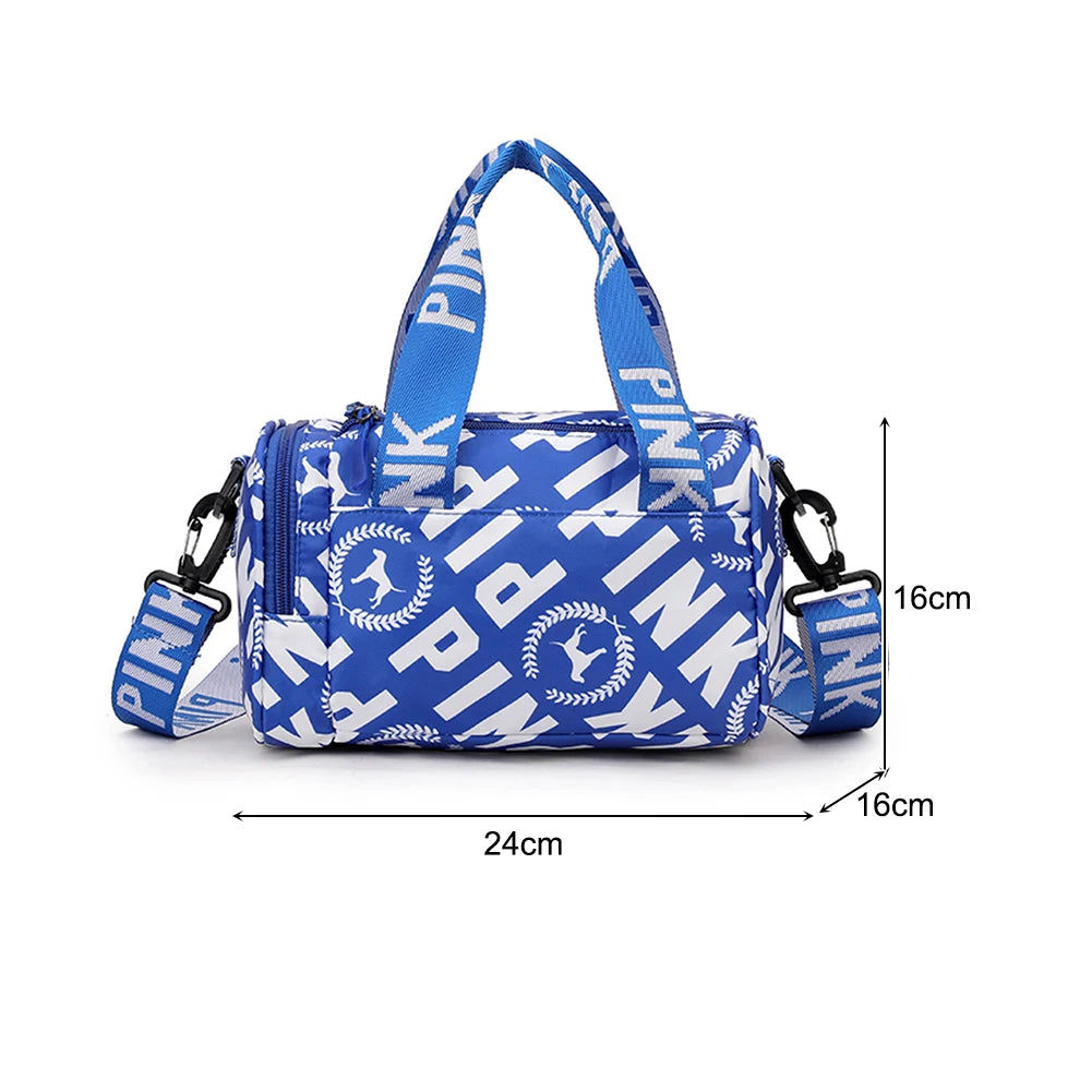 Womens Crossbody Bag Travel Small Duffle Bag Portable Women Fitness Workout Outdoor Handbags for Yoga Sports Traveling Hiking Good Vibrations