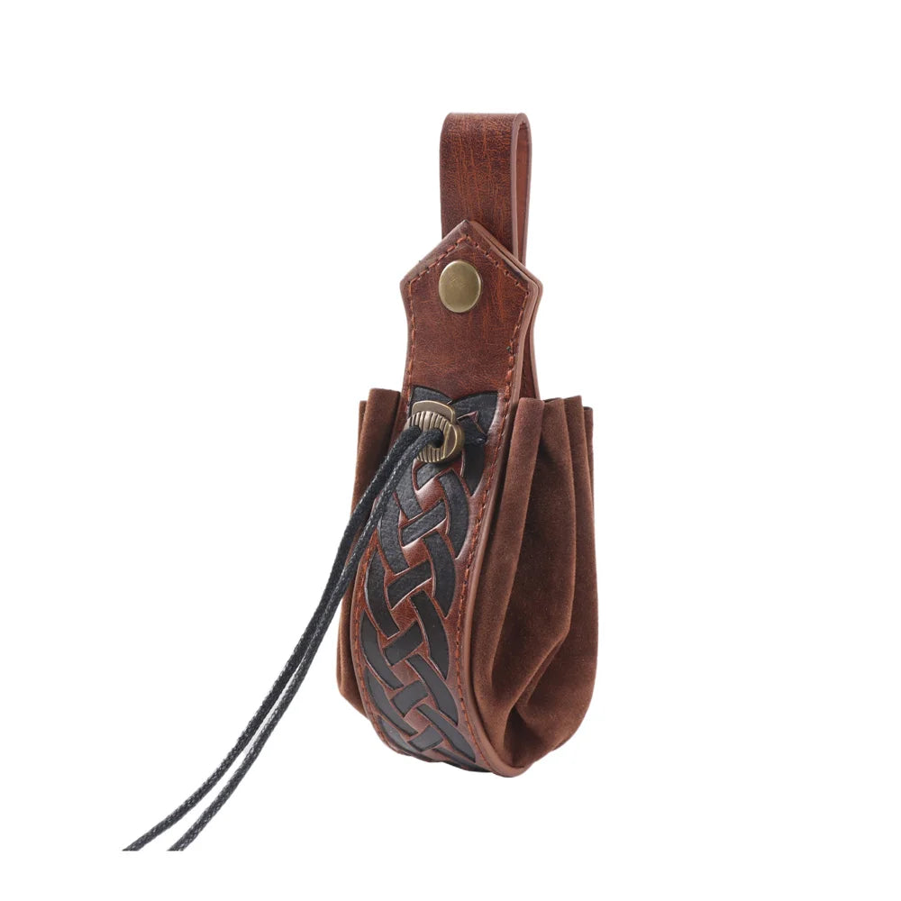 Halloween Costume Accessory Set with Medieval Belt Without Glass bottles and Punching Detail for Renaissance Fairs Good Vibrations