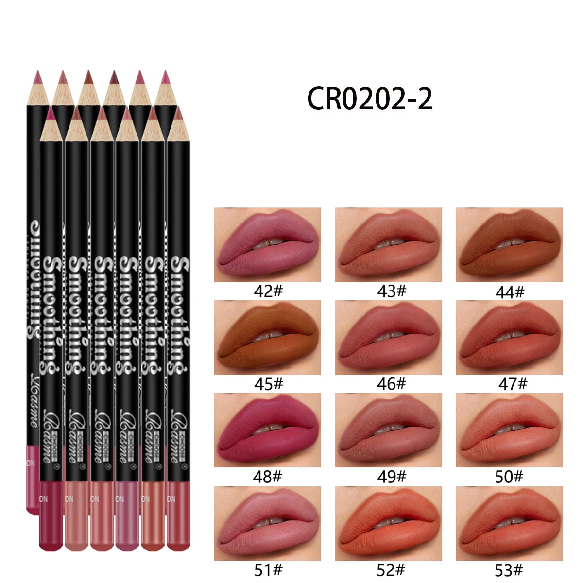 12pcs Lip Liner Pen 12 Colors Professional Lip Liner Pencil and Matte Lip Non-stick Cup Nude Lipstick Pencil SET Good Vibrations