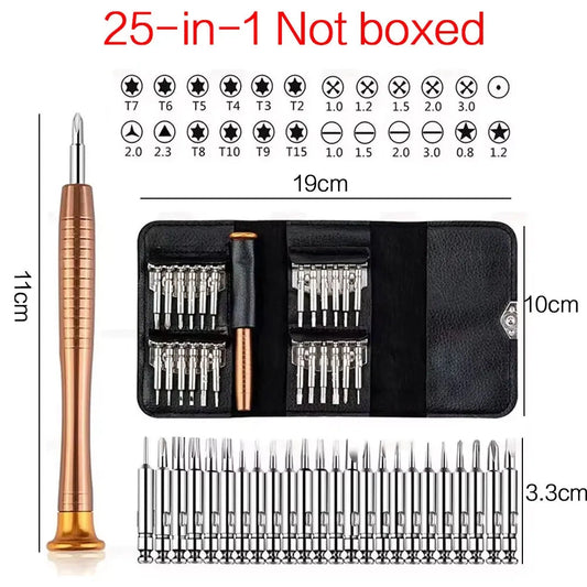 Precision Screwdriver Set, Laptop Tool Kit, 152/25 in 1 Professional Computer Screwdriver Repair Kit T5 T6 Torx Screwdriver Good Vibrations