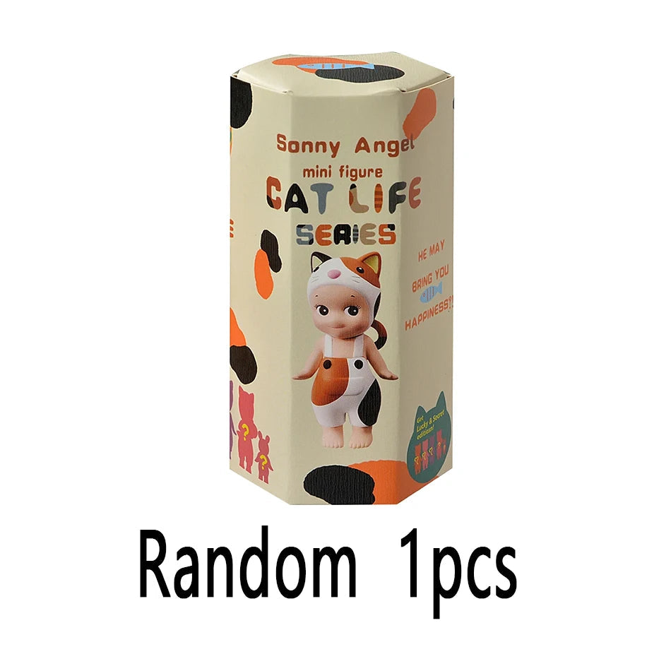 1/4/6/9PCS Random Blind Box Sonny Angel Life Action Figures Toys Dolls Fans Children Gifts Good Vibrations