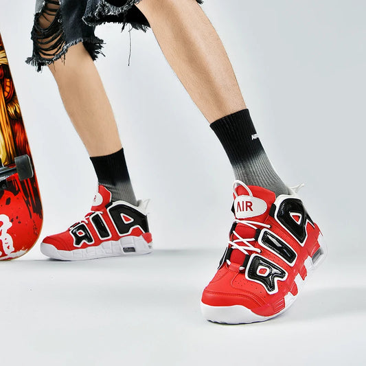 2024 New Fashion Men Sneakers on-slip Wear-resistant Men Casual Sneakers Air Cushion Breathable Soft Bottom Man Basketball Shoes Good Vibrations