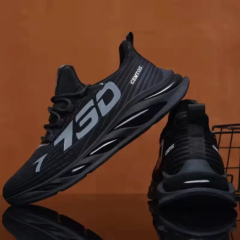 2025 Men's Sports and Leisure Shoes Training Tennis Shoes Casual Casual Shoes Fashionable and Versatile Sports Shoes Breathable Good Vibrations