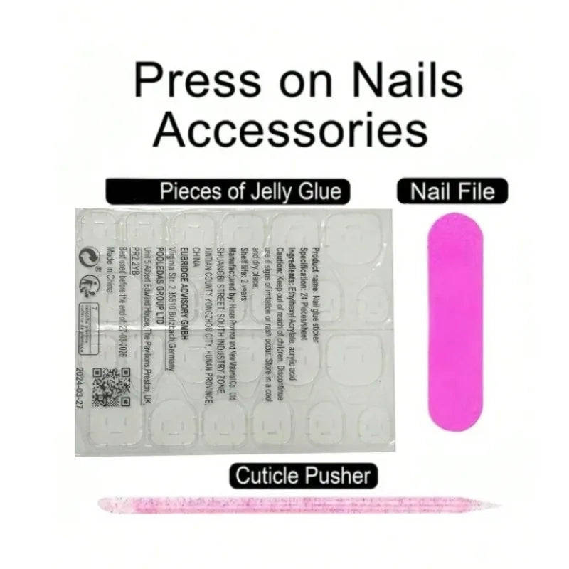 10Pcs Sweet Short Press on nails Bow Cute KT Cat Design Duck French Fake Nails Shiny Rhinestone Handmade White False Nail Tips Good Vibrations