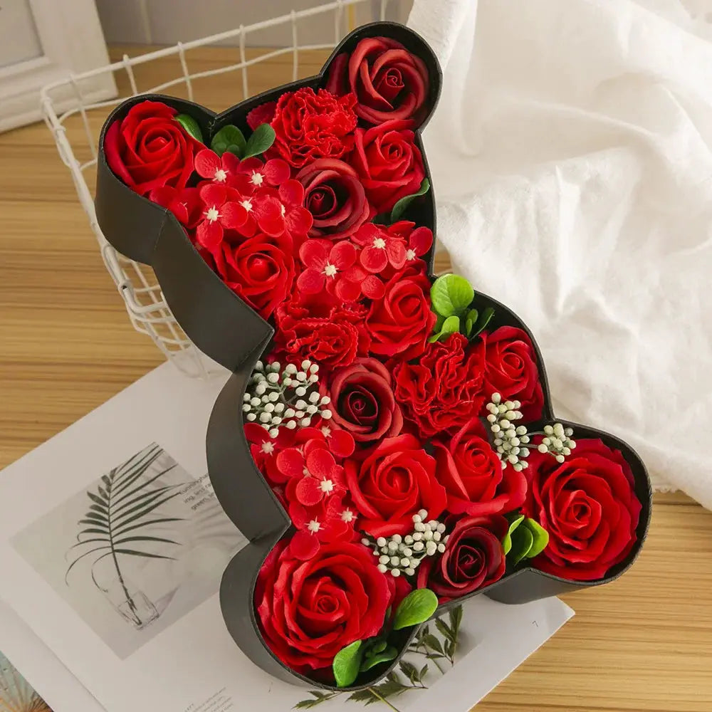 Mother's Day Rose Gift Box Soap Flower Gift Set Valentine Roses Boutique Package Gifts For Wife Wedding Supplies Wedding Good Vibrations Adult Super Store