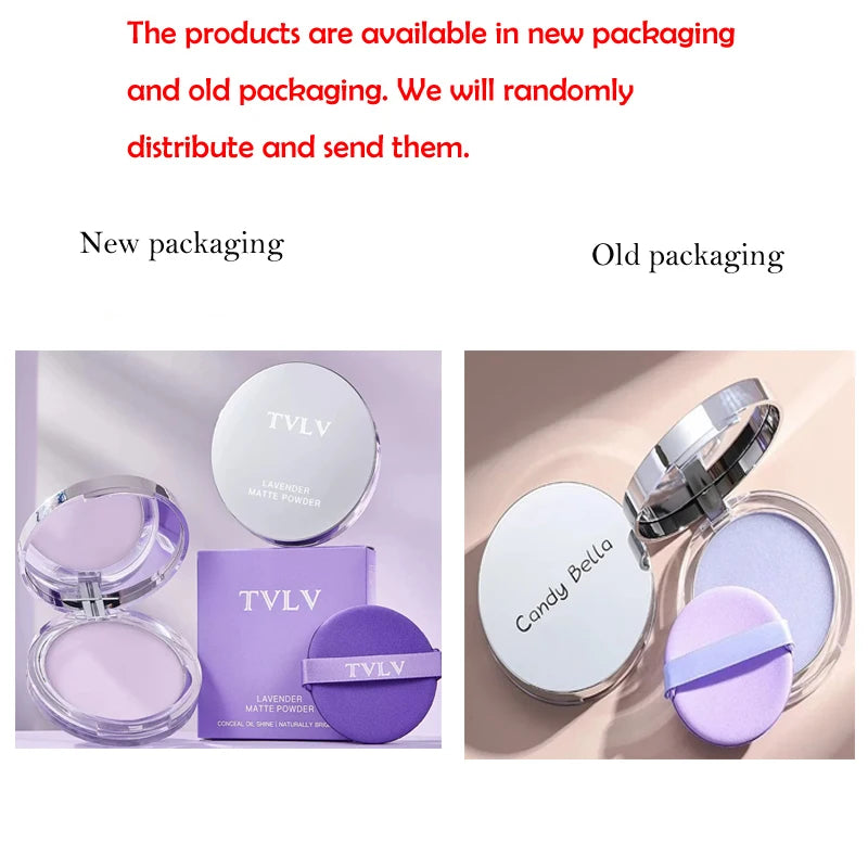 1PC Candy Bella Violet Cream To Powder Skin-friendly Skin Natural Face Long Lasting Oil-controlling Contouring Powder Cosmetics Good Vibrations