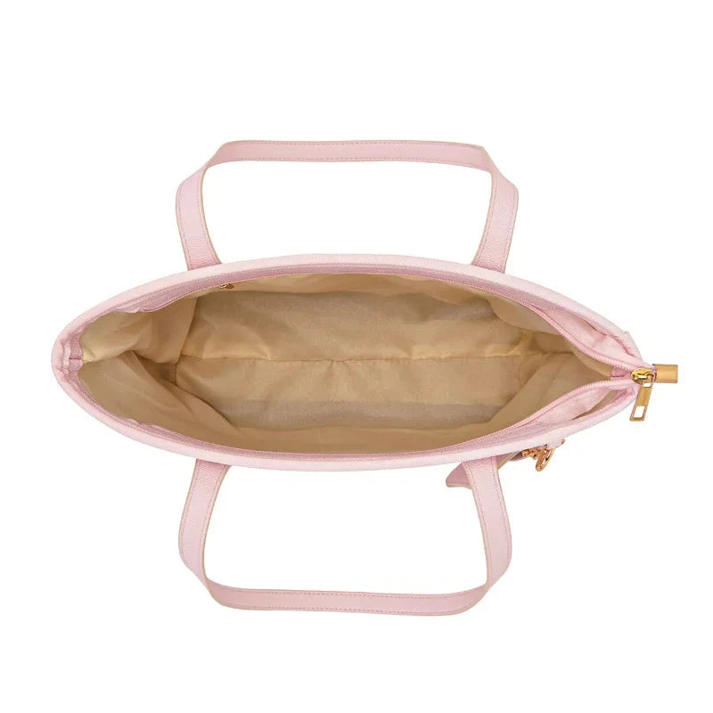 Sanrio Purses and Handbags Hello Kitty Bags PU Pouch for Women Melody Kawaii Wallet Cartoon Cute Kuromi Lovely Shoulder Cases Good Vibrations