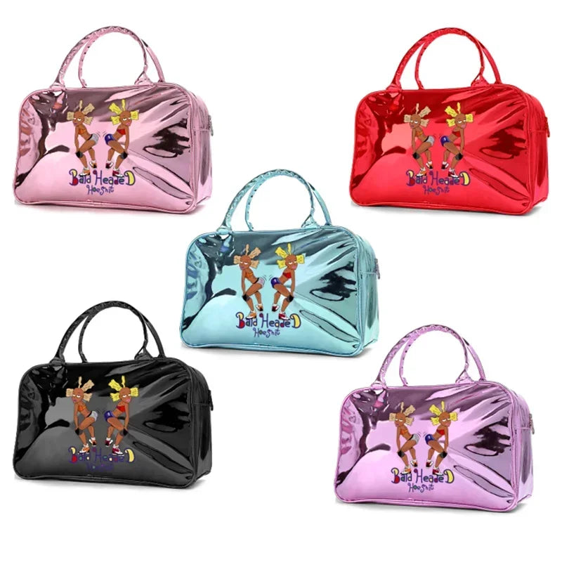 Women Sports Gym Bag Waterproof Travel Bag Large Capacity Duffle Bag for Sports Travel Luggage Bag Weekend Yoga Fitness Bag Good Vibrations