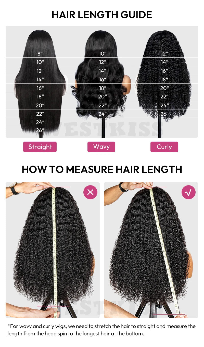 WestKiss Side Part Glueless Layered Cut Human Hair Wig RTG Body Wave 6x8 Lace Closure Wig Pre Plucked Pre Cut Pre Bleached Good Vibrations
